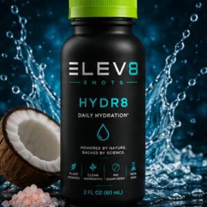 HYDR8 WATER, FINALLY ABSORBED.